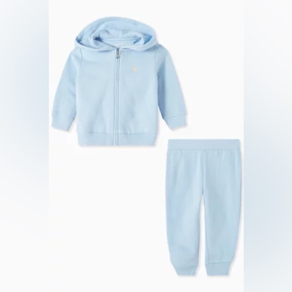 Ralph Lauren Sky Blue Kids Hoodie and Pants Set - Picture 4 of 4